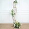 7 ft Gold Wavy Grid Metal Floral Display Frame Arch Backdrop Stand Party Events